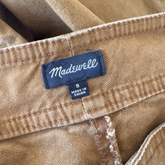 MADEWELL • Pleated Wide Leg in Weathered Olive - Picture 12 of 15